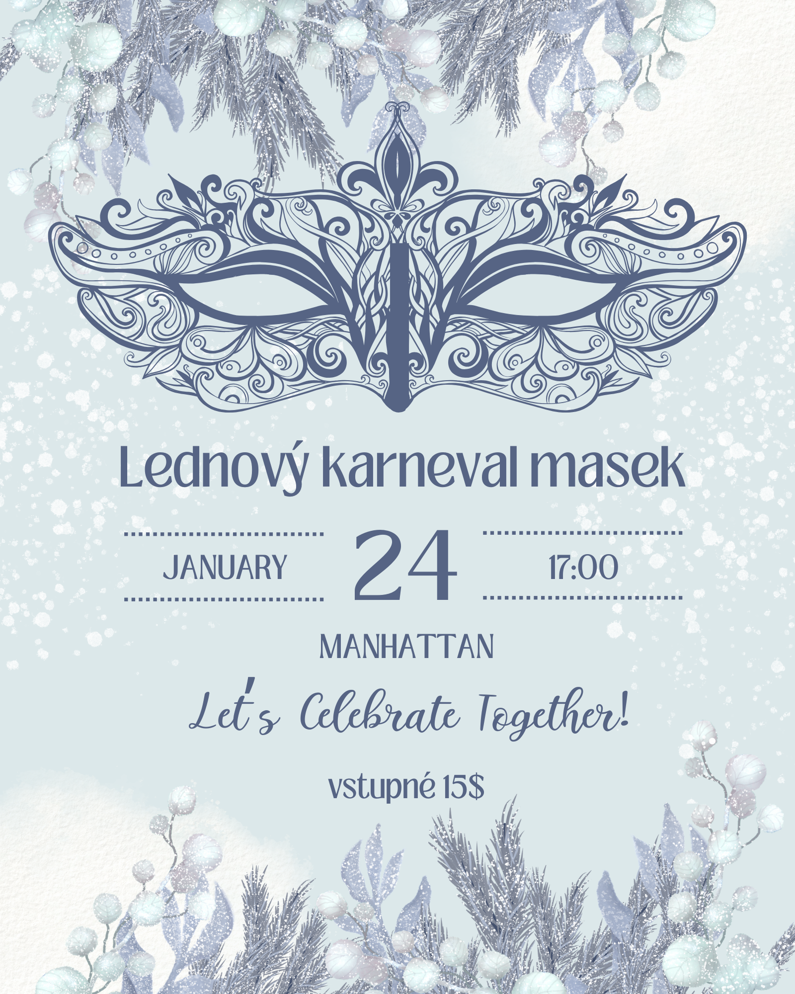 Lednový karneval masek