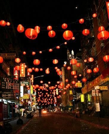 Pouliční festival v Chinatown