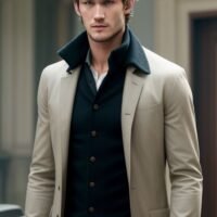 Him and his family (AI)